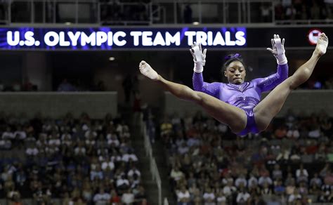 Simone Biles On Top After First Day Of Olympic Trials Baltimore Sun