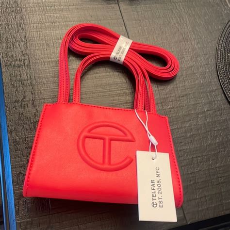 Telfar Bags Small Red Telfar Bag Poshmark