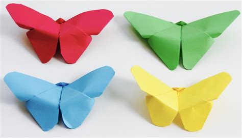 Butterfly Origami Construction Paper Crafts Mitraland