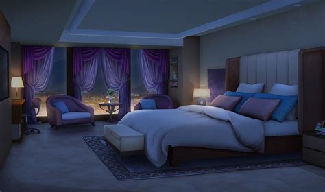 Anime Bed Background