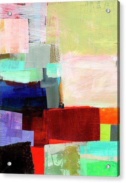 Shoreline 12 Acrylic Print By Jane Davies Painting Abstract Art