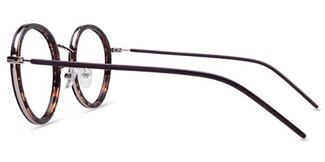 unisex full frame mixed material eyeglasses