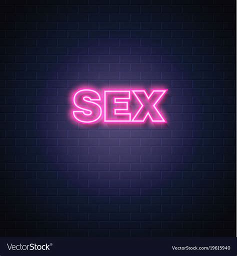 Sex Neon Sign Vintage Signage Royalty Free Vector Image Free Download Nude Photo Gallery