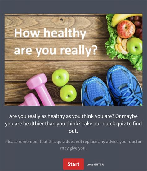 Healthy Eating Quiz