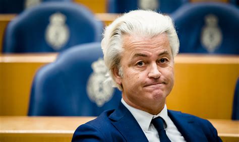 Voorzitter tweede kamerfractie partij voor de vrijheid (pvv) / chairman party for freedom (pvv), member of parliament, netherlands. Wilders ontevreden met 'islamknuffelende' reactie kabinet ...