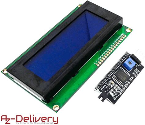 Azdelivery Hd Lcd Display Azul Modulo Pantalla Con Interfaz