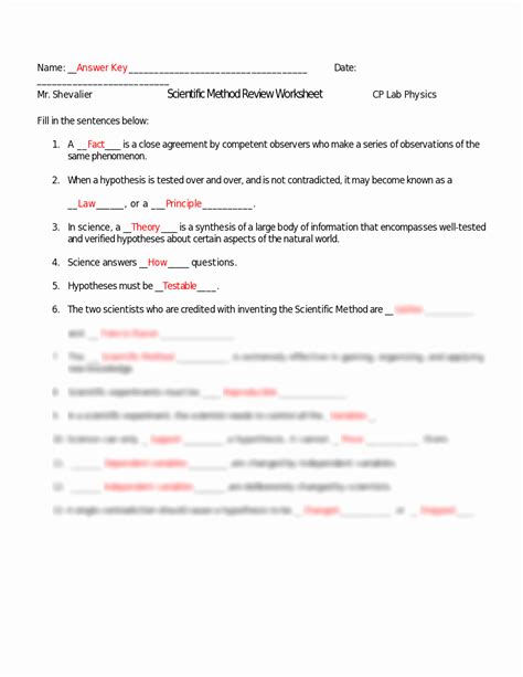 Https://tommynaija.com/worksheet/scientific Method Review Worksheet Answers