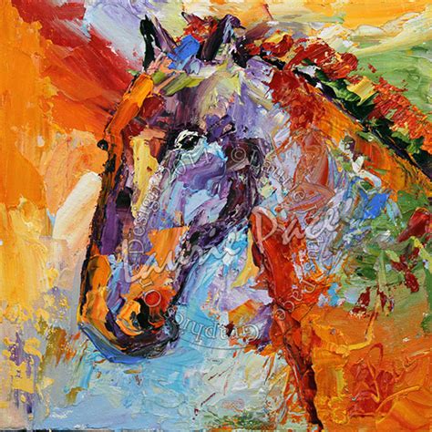 Daily Painters Abstract Gallery Horse 58 Circus Horse By Texas Artist