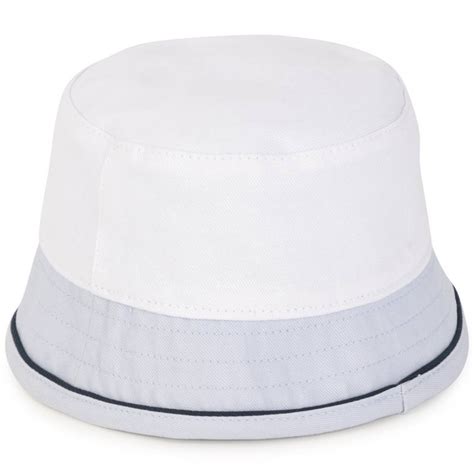 Hugo Boss Reversible Bucket Hat Pale Blue Size 44cm 48cm