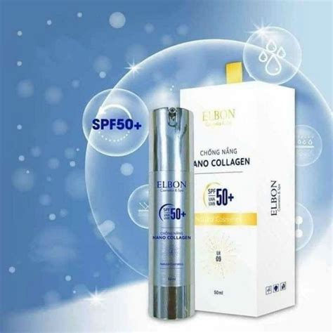 Kem ChỐng NẮng Nano Collagen Elbon Shopee Việt Nam