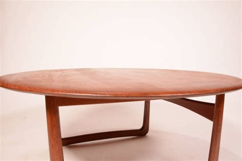 Solid Teak Danish Modern Round Coffee Table by Povl ... Scandinavian modern danish modern low coffee table round coffee table modern table furniture home furniture travertine coffee table plywood round concrete tray coffee table.