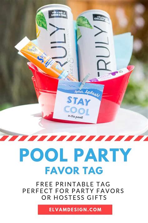 They also make for a great pool party gift. Sips and Poolside Dips: Hostess Gift - Elva M Design Studio