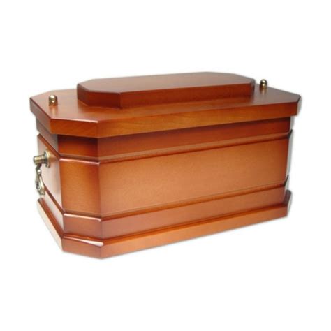 Solid Wooden Cremation Casket Natural Colour Aesthetic Urns Best Urn