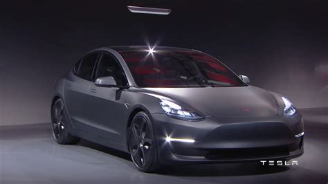 Tesla Model 3 Elon Musk Dévoile La Voiture électrique Grand Public