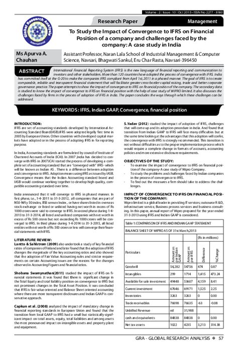 Eine einführung (linde lehrbuch), online buch. (PDF) To Study the Impact of Convergence to IFRS on Financial Position of a company and ...