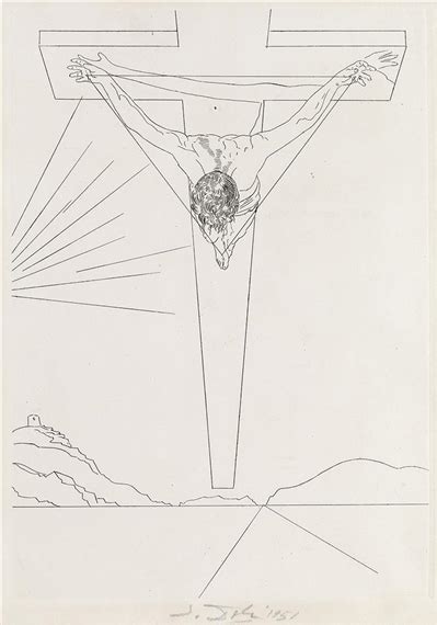 Salvador Dalí Christ Of St John Of The Cross 1951 Mutualart