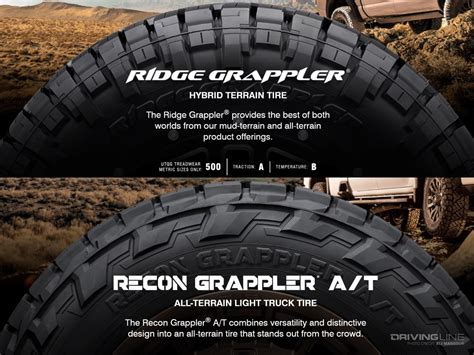 Nitto Tires Recon Grappler At Vs Ridge Grappler Real World