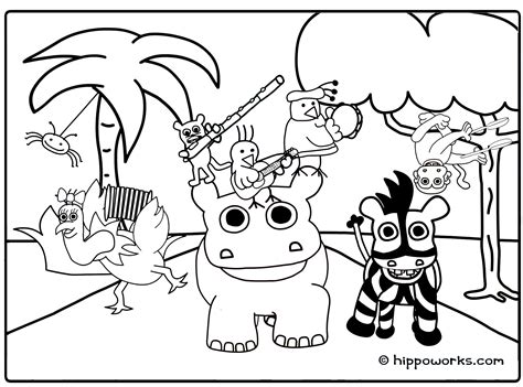 Jungle Animal Coloring Pages To Download And Print For Free