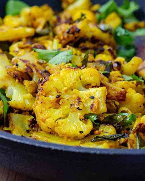 Keto Cauliflower Bhaji Easy Low Carb Indian Side Dish Recipe Yummy