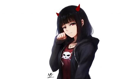 Devil Cute Anime Girl Art Wallpaper 4500x2531 Hd