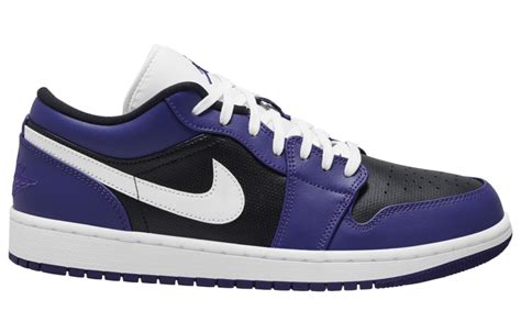 Air Jordan 1 Low Purple Black 553558 501 Release Date Info Sneakerfiles