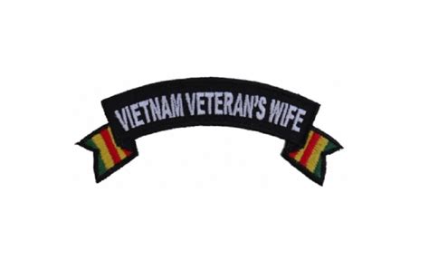 VIETNAM VETERAN S WIFE X Iron On Top Etsy