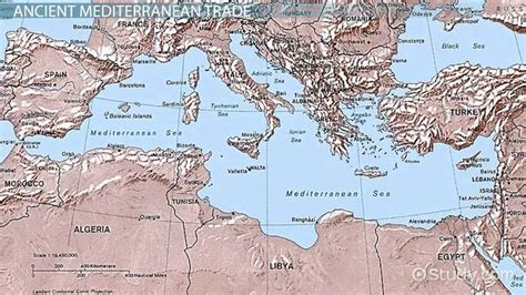 Mediterranean Sea Trade Routes History Location And Importance