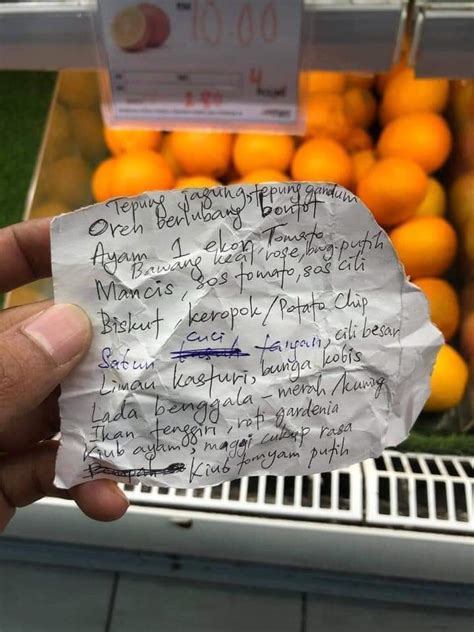 Melabel barang dapur hai rakan2 semua. "Oren Berlubang Bontot.." Isteri List Barang Dapur Macam ...