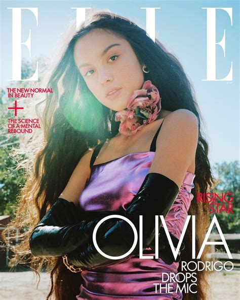 Olivia Rodrigo On The Cover Of Elle May 2021 Coup De Main Magazine