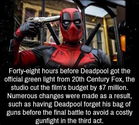 Deadpool Movie Facts Unbelievable Facts Facts