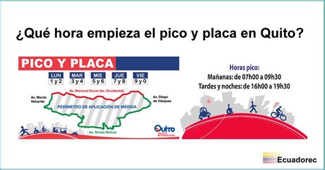 Lo primero que se debe tomar en cuenta es el mes en que nos corresponde hacer. ¿Cuál es el horario de pico y placa en Quito?