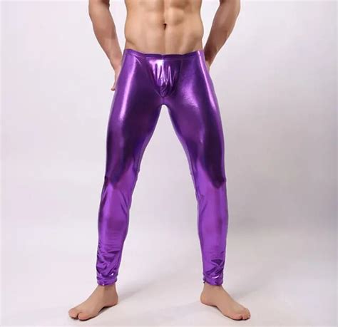 New Low Rise Bulge Pouch Night Club Stage Performance Tights Sexy Men