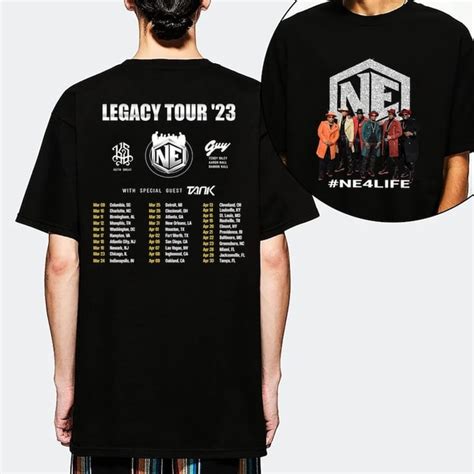 New Edition Legacy Tour 2023 Shirt Music Tour 2023 Shirt N Inspire