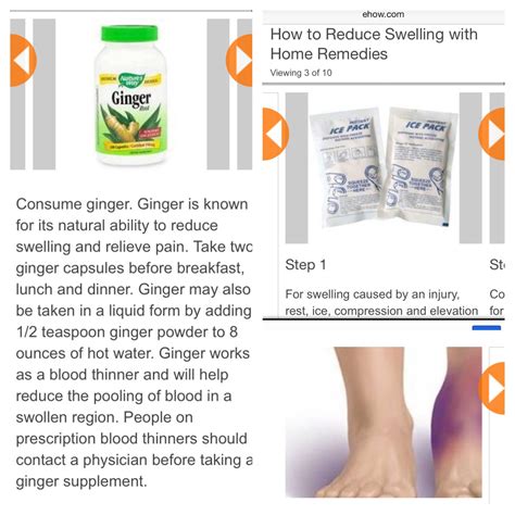 Natural Remedies To Reduce Swelling Ginger Capsules Natural Remedies