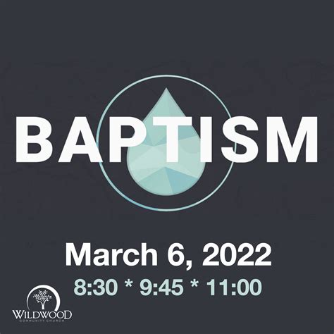Baptism Sunday March 6 2022 Preview Pastor Mark Robinson Com
