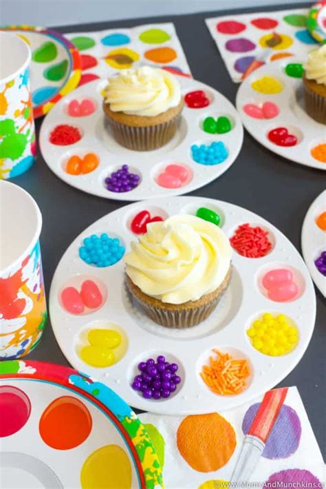 Art Birthday Party Ideas For Kids Moms And Munchkins