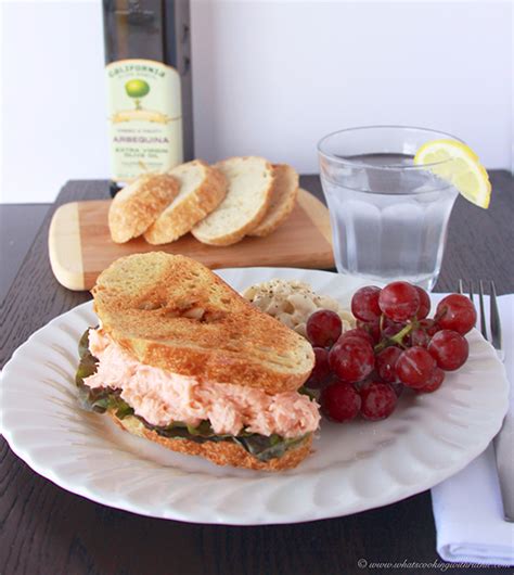 Salmon Salad Sandwich Cooking With Ruthie