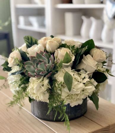 Wholesale artificial flowers in atlanta ga. Roses & Succulent Arrangement in Atlanta, GA - GRESHAM'S ...