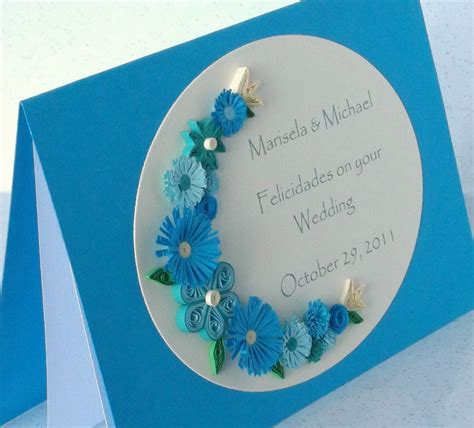 Paper Daisy Cards Quilled Wedding Cards