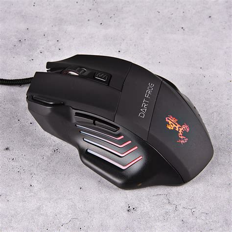 Mouse Gaming 8 Botones Con Luz 4 Niveles Dpi Dart Frog Mental Beats