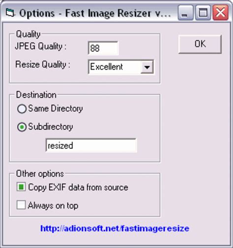 Fast Image Resizer Untuk Windows Unduh