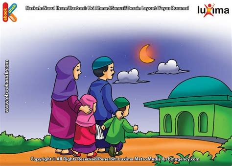 Gambar Mewarnai Ramadhan Ceria