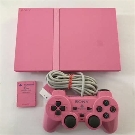 Ps2 Pink Sony Playstation 2 Console Aus Pal Backward Compatible Rare