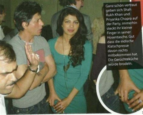 Controversial Pictures Of Shah Rukh Khan Priyanka Chopra Srk Priyanka Affair Shah Rukh