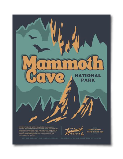 Mammoth Cave National Park Poster The Landmark Project