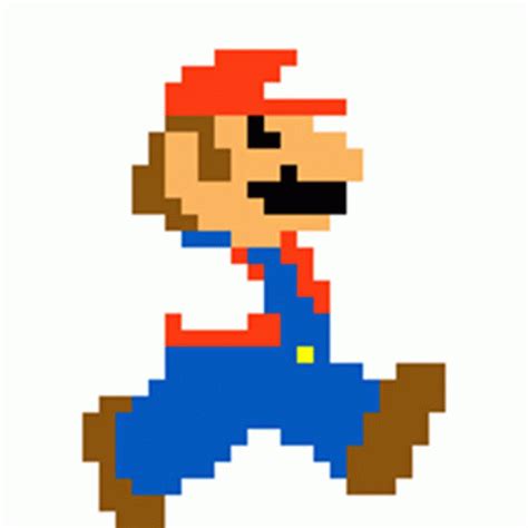 Mario Run Sticker Mario Run Pixel Discover Share Gifs Jumping Gif Mario Run Classic