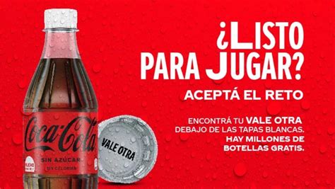 Promo Coca Cola Tapas Blancas Vale Otra Canje Botellas Gratis