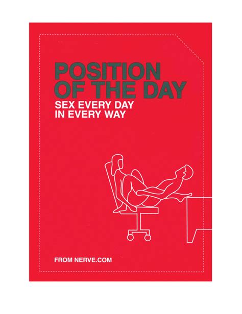 Position Of The Day Book Sex Every Day In Every Way Media At Hustler Hollywood