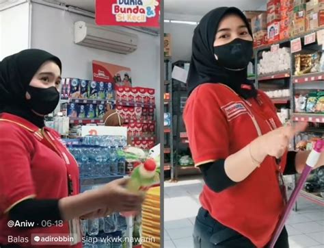 Video Tiktok Kasir Minimarket Ini Viral Ditonton Lebih Juta Lebih