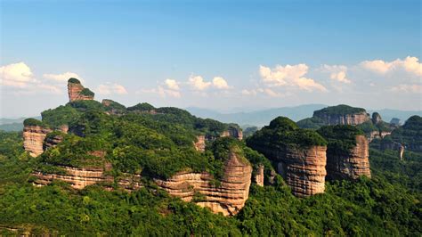 Shaoguan Danxia Mountain Chinese Nature Landscape Wallpaper